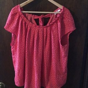 NWOT Lauren Condrad pink shirt